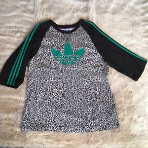 EUC Adidas 2XL Three Stripes T Shirt